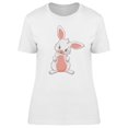 thumbnail image 1 of Cute White Rabbit Cartoon Tee Women's -Image by Shutterstock, 1 of 2