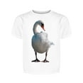 thumbnail image 1 of Cute White Swan Looking Down Tee Girl's -Image by Shutterstock, 1 of 2