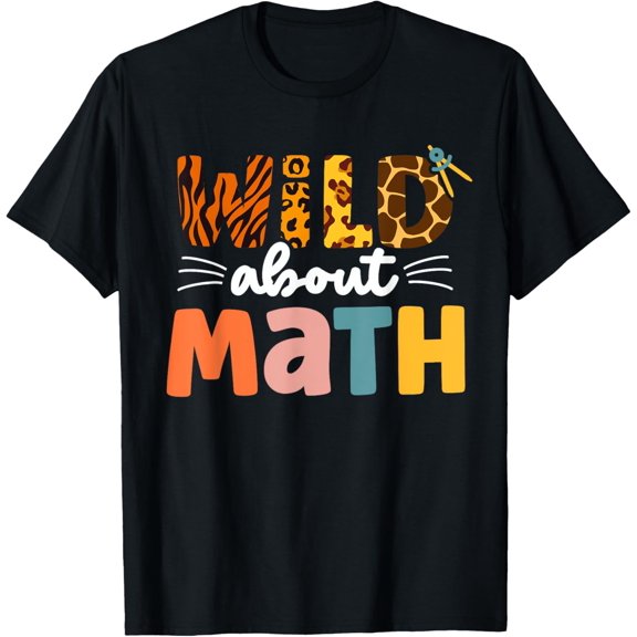 Cute Wild About Math Panther Teacher Math Clubs T-Shirt