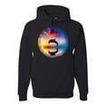 thumbnail image 1 of Cute Wild Dolphin Sunset Lake Fashion Graphic Hoodie Sweatshirt, Black, 2XL, 1 of 1