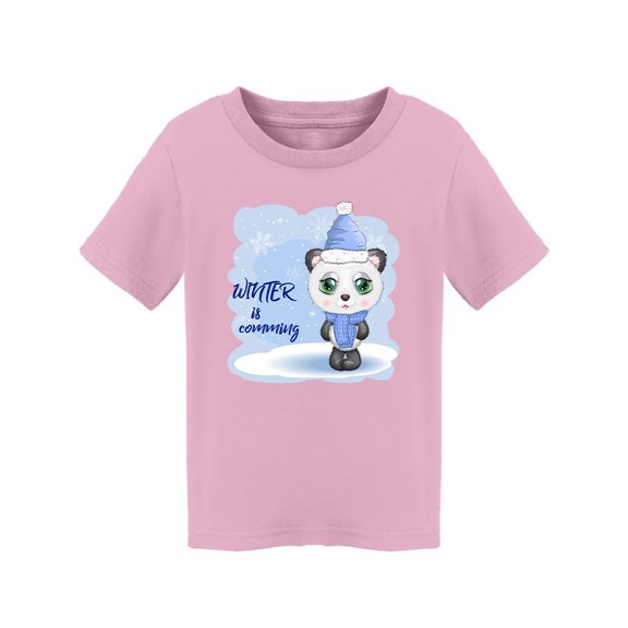 Cute Winter Panda Bear T-Shirt Toddler -Image by Shutterstock,  3 Toddler