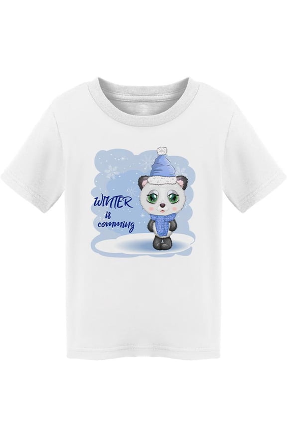 Cute Winter Panda Bear T-Shirt Toddler -Image by Shutterstock,  3 Toddler