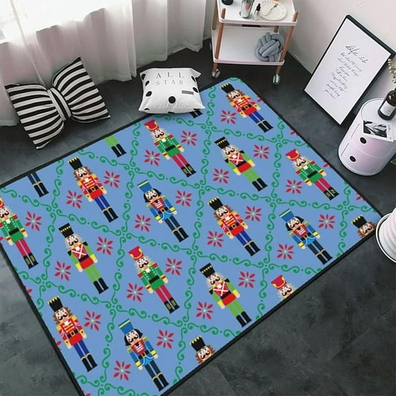 Cute Winter Snowman Bath Mat Non-Slip Soft Microfiber Bathroom Rugs Washable Bathmat, Carpet Rug Entryway Christmas Greeting Decor for Tub Shower Room Floor