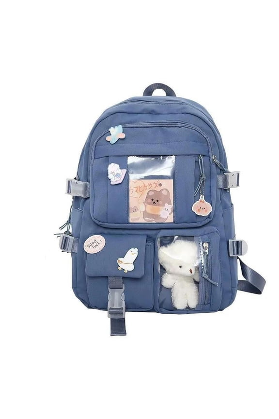 Cute Women Backpacks Waterproof Multi-Pocket Nylon School Backpack for Student Female Teenagerss Kawaii Laptop Book Pack Mochilas