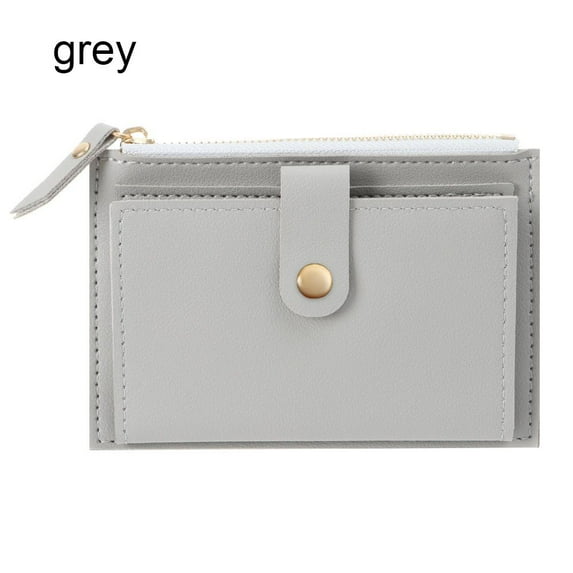 Cute Women Purse Money Bag Mini Coin Purse Small Wallet Credit Card Holder Bags GREY