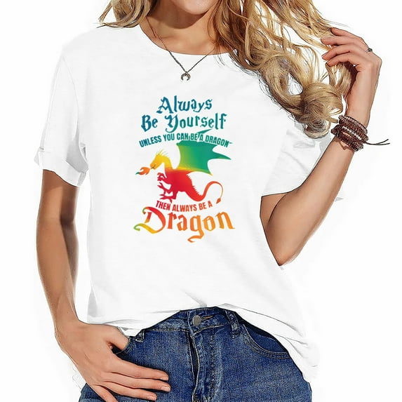 Cute Women's Graphic Tee, Perfect Party or Gift Shirt - Short Sleeve Top with Vintage Print