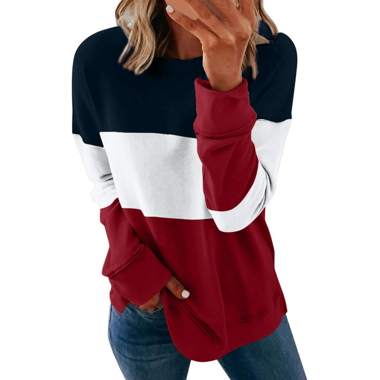 Cute Womens Tops Long Sleeve Shirts for Women Vacation Pullover