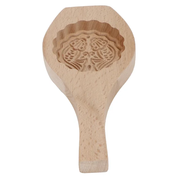 Cute Wooden Mooncake Mold Baking Cake Fondant Mould Kitchen Tools Wyd