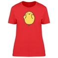 thumbnail image 1 of Cute Worried Chicken Cartoon T-Shirt Women -Image by Shutterstock, Female Small, 1 of 2