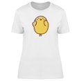 thumbnail image 1 of Cute Worried Chicken Cartoon T-Shirt Women -Image by Shutterstock, Female x-Large, 1 of 2