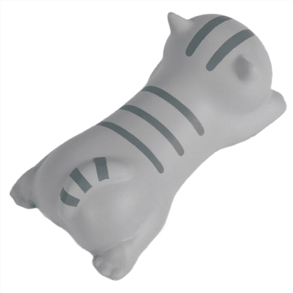 Cute Wrist Rest Support for Mouse Computer Laptop, Grey-Cat