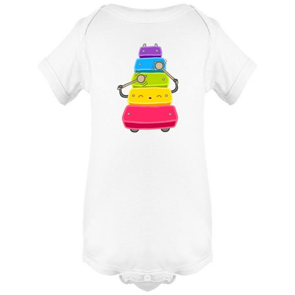 Cute Xylophone Bodysuit Infant -Image by Shutterstock,  6 Months