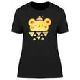 thumbnail image 1 of Cute Yellow Bear Doodle T-Shirt Women -Image by Shutterstock, Female Medium, 1 of 2