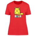 thumbnail image 1 of Cute Yellow Cat Tee Women's -Image by Shutterstock, 1 of 1