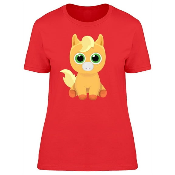 Cute Yellow Pony T-Shirt Women -Image by Shutterstock, Female x-Large