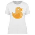 thumbnail image 1 of Cute Yellow Rubber Duck Toy T-Shirt Women -Image by Shutterstock, Female Large, 1 of 2