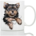 thumbnail image 1 of Cute Yorkshire Terrier Dog Mug - Ceramic Funny Dog Coffee Mug - Perfect Dog Lover Gift - Novelty Coffee Mug Present - Great Birthday or Christmas Surprise for Friend or Coworker, Men and Women (11oz), 1 of 7
