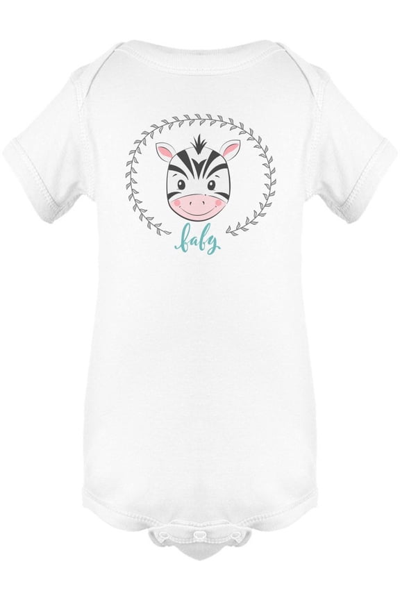 Cute Zebra Baby Lettering Bodysuit Infant -Image by Shutterstock, Newborn