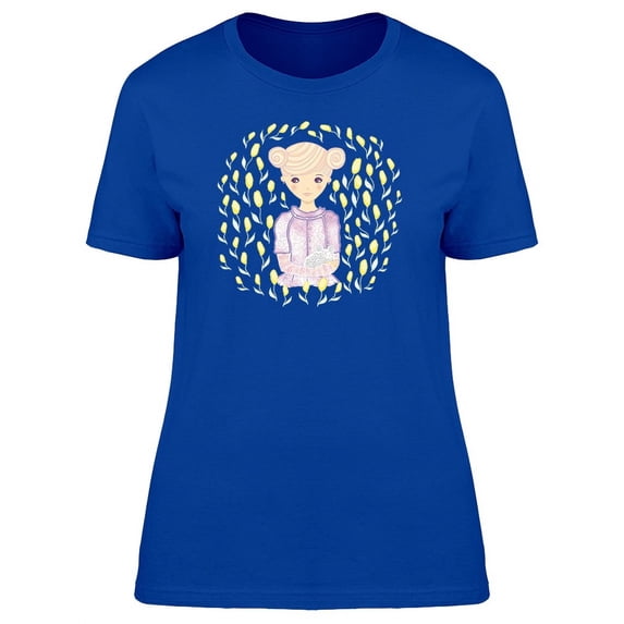 Cute Zodiac Aries Girl Cartoon Tee Women's -Image by Shutterstock