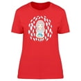 thumbnail image 1 of Cute Zodiac Pisces Girl Cartoon T-Shirt Women -Image by Shutterstock, Female Small, 1 of 2