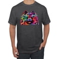 thumbnail image 1 of Cute and Colorful Pomeranian Dog Animal Lover Men's Graphic T-Shirt, Heather Black, 5XL, 1 of 3