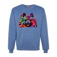 thumbnail image 1 of Cute and Colorful Pomeranian Dog Animal Lover Unisex Crewneck Graphic Sweatshirt, Vintage Heather Blue, Small, 1 of 3