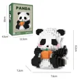 thumbnail image 1 of Cute and Creative Little Panda Building Blocks Toy, Animal Model, for Gift, for Decorations, 1 of 10