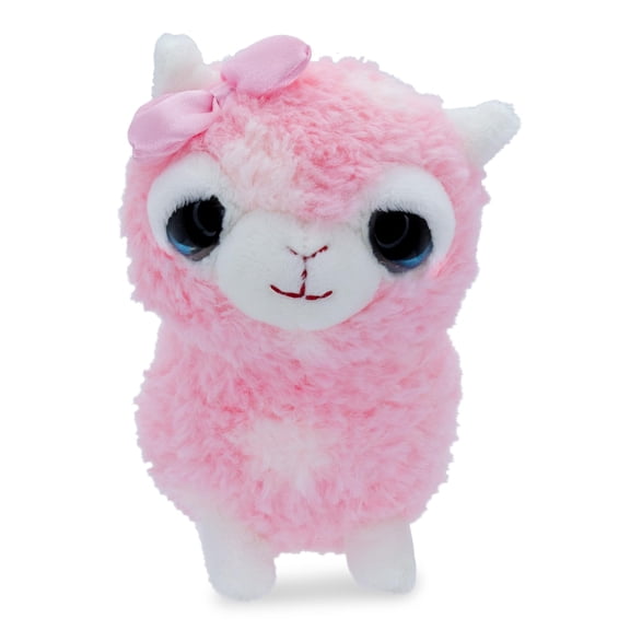 Cute and Cuddly 6 Inch Alpaca Plush | Pink