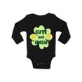 thumbnail image 1 of Cute and Irish One Piece Top Newborn 6M 9M 18M 1 Year Old Baby Girls Romper Long Sleeve St Patricks Kids Clothing, 1 of 4