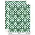 thumbnail image 1 of Cute and Round Hedgehog Ball 200+ Round Stickers - Dark Green - Gloss Finish - 0.50" Size, 1 of 3