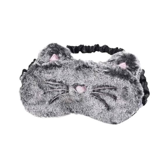 Cute and Soft Sleep Mask with Adjustable Elastic Band for Travel and Daily Rest, Lightweight and Portable
