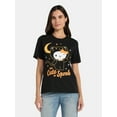 thumbnail image 1 of Hello Kitty Women’s Cute and Spooky Halloween Graphic Tee, Sizes XXS-2XL, 1 of 2