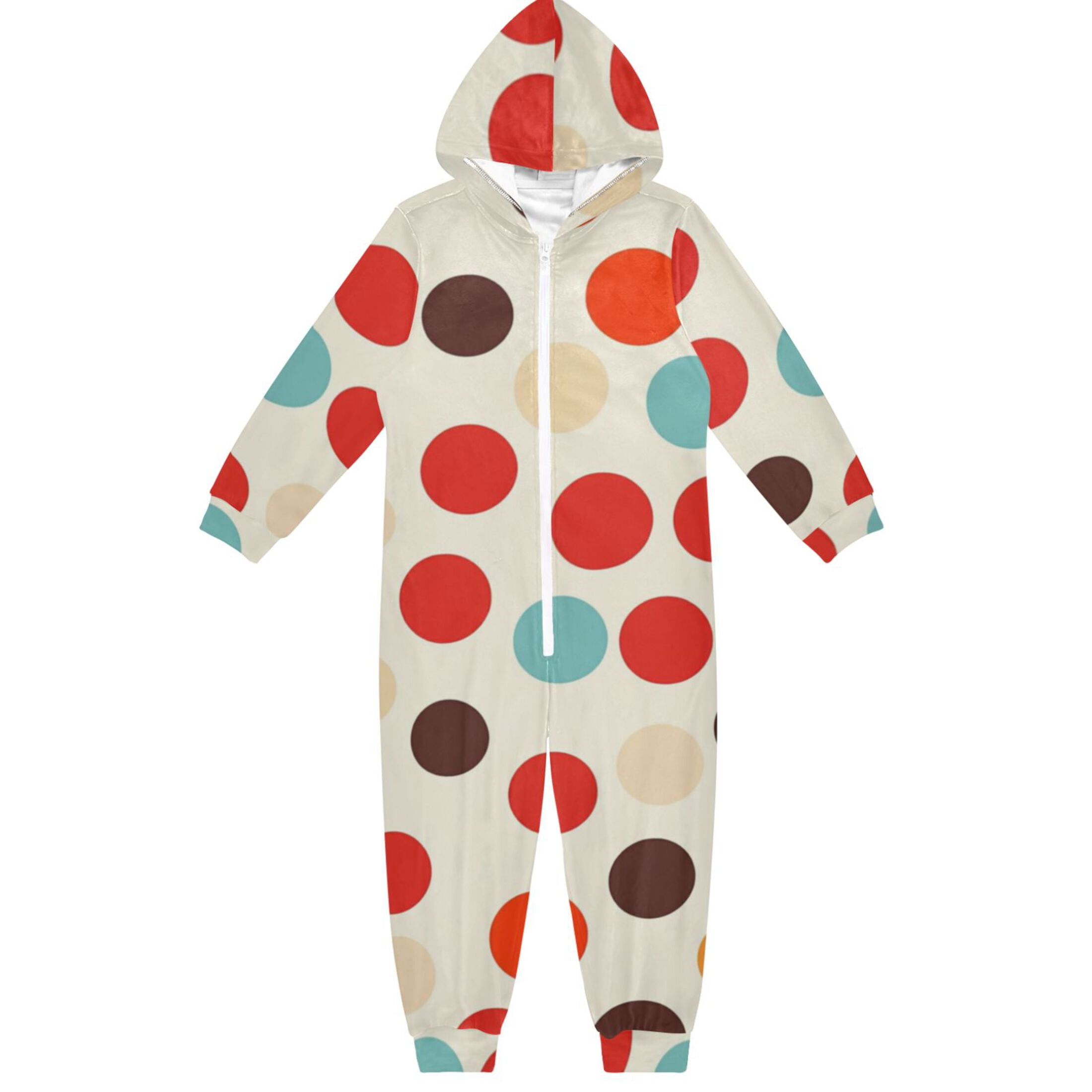Cute and fun big kids exclusive one-piece pajamas, breathable fabric is ...