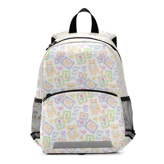 Cute animals mail delivery Teenage Backpack Middle Students Bookbag Outdoor Daypack
