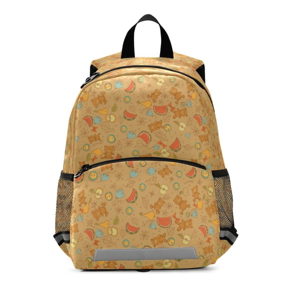 Cute bears summer pattern design Backpack Travel Laptop Casual College Daypack Back to Bag