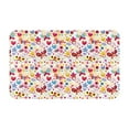 Cute butterfly flowers Bathroom Rugs Non Slip Washable Kitchen Mats