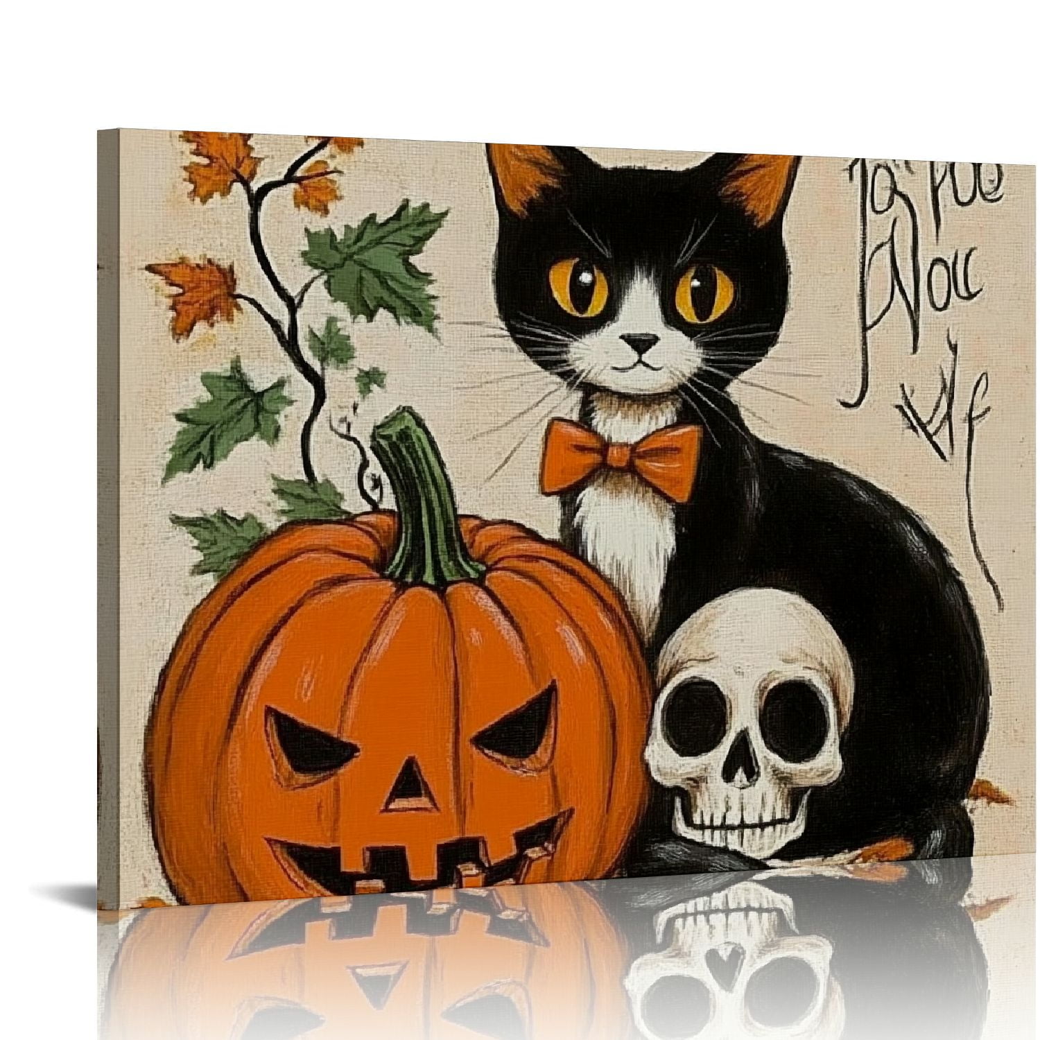 Cute cat Canvas Canvas Prints Wall Art Living Room Bedroom Home Office