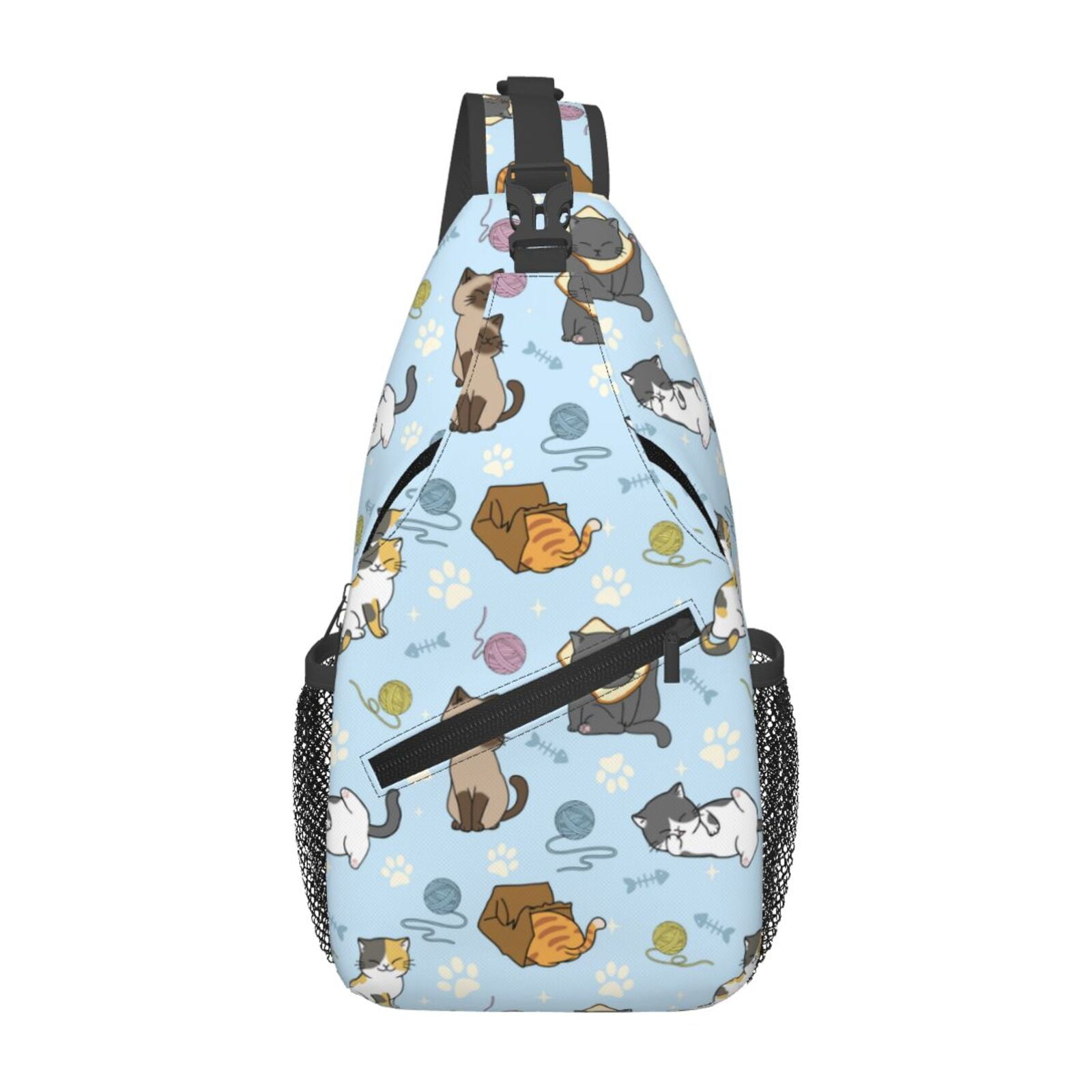 Cat Sling Backpack Crossbody Shoulder Bag Daypack Hiking Casual Sport Polyester MOSISO Sling Backpack Bag, Crossbody Shoulder Bag Travel  main image 3