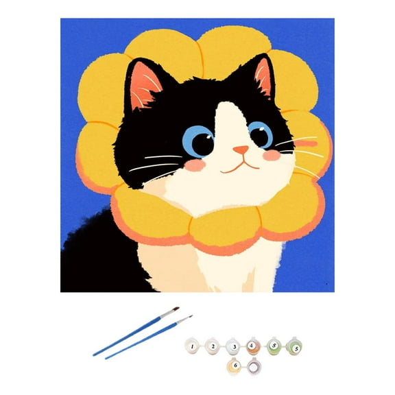 Cute cat digital painting GXU