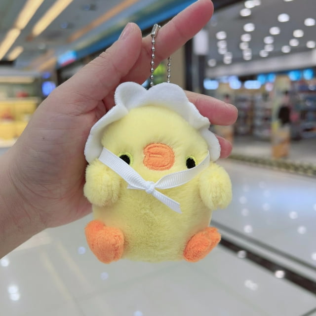 Cute chicken plush bag hanging bag hanging decoration plush pendant
