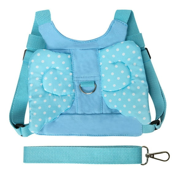 Cute children's anti-theft traction rope, suitable for children aged 1-6 to use in zoos or shopping malls - blue