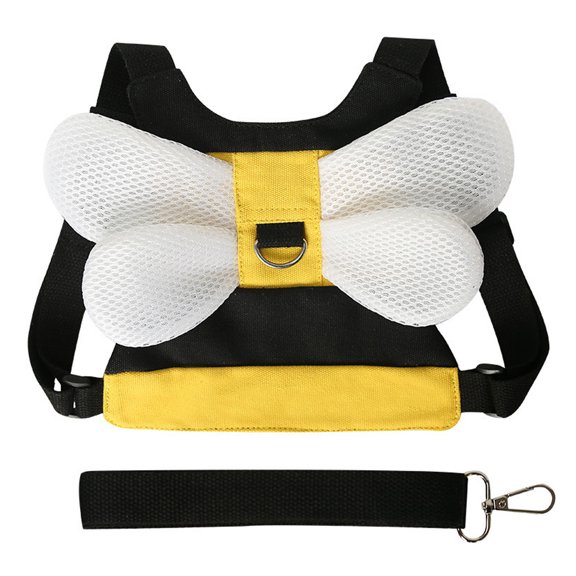 Cute children's anti-theft traction rope, suitable for children aged 1-6 to use in zoos or shopping malls - yellow