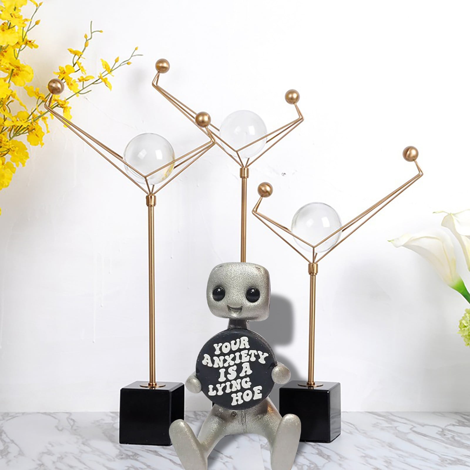 Cute desktop accessories Affordable desk accessories Your Anxiety Is A