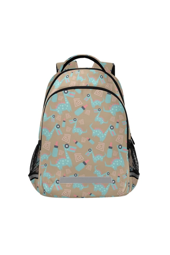 Cute dinosaur baby pattern Backpack for ersonalized 16 Inch Backpack Middle Bookbag for Back to Gift