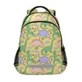 thumbnail image 1 of Cute dinosaur pattern background Backpack for ersonalized 16 Inch Backpack Middle Bookbag for Back to Gift, 1 of 5