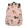 thumbnail image 1 of Cute dog Backpack for Women 16.9 inch Travel Casual Laptop Backpack Lightweight Waterproof Hiking Daypack, 1 of 7