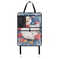 thumbnail image 1 of Cute duck wearing tiny top hat 237 Pack Kick Mat Back Seat Protector With Storage Pockets, Universal Car Seat Back Organizer For Pets, Waterproof Backseat Protector For Most Car, 1 of 5