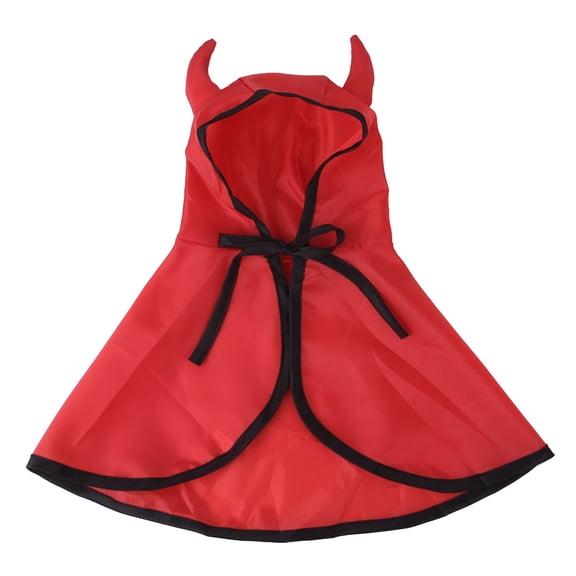 Cute for Vampire Costume for Dogs Pet Halloween Holiday Accessories Hooded Coat for Vampire Theme Coat Photo Props