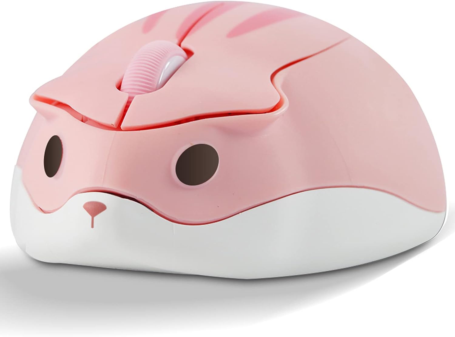 Cute hamster shape mini silent ergonomic design small portable mouse$ hamster shape cordless computer laptop gaming mouse, suitable for notebook