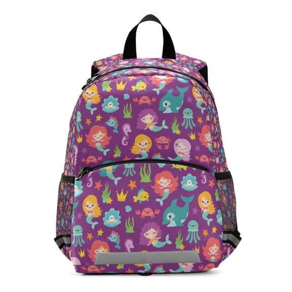 Cute mermaid ocean pattern Backpacks for Backpack for Bookbag